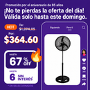 Comprá 1 y llevá 2 Ventilador de Pie Admiral ADVP18M 3 en 1 de 18”