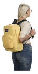 Mochila urbana JanSport Superbreak color graphite grey diseño liso 26L